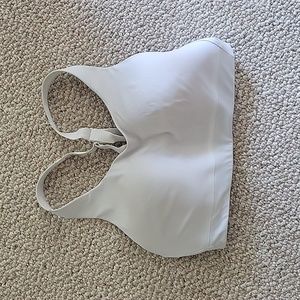 Athleta 32DD high impact sports bra. White